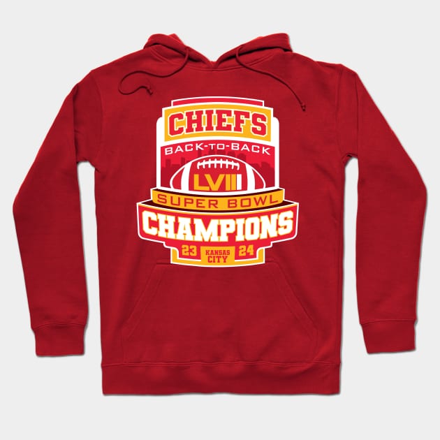 Chiefs B2B Super Bowl Champions Hoodie by Nagorniak